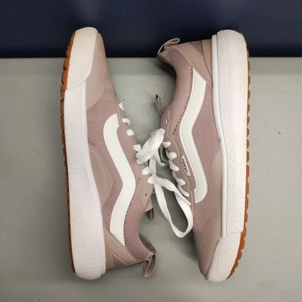 Vans UltraRange Sneakers Womens US Size 6.5 Gray‎ White Ultracush Lace Up 721356